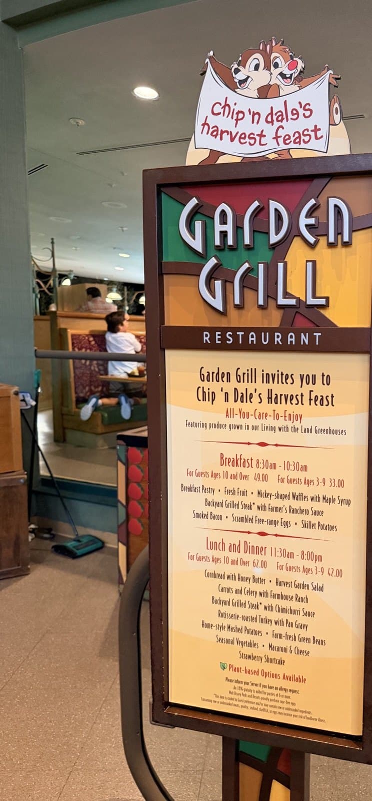 El restaurante Garden Grill en EPCOT, Walt Disney World