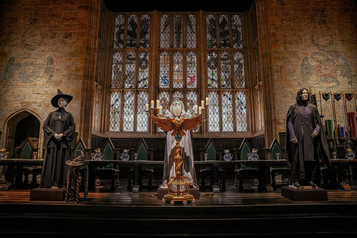 El Gran Comedor de Hogwarts en el Warner Bros. Studio Tour Tokyo