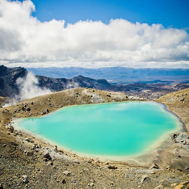 Los lagos Esmeralda del Parque Nacional de Tongariro, escenario de El Señor de los Anillos