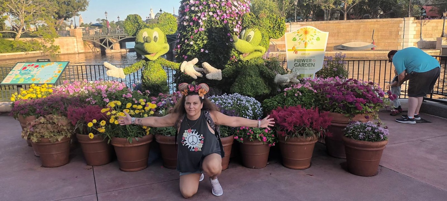 Sil en el Festival de las Flores de EPCOT, Walt Disney World